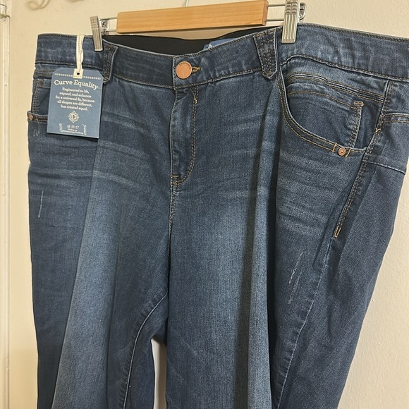 NWT Democracy Ab Solution Core Essential Ankle Jeans 24W - Picture 4 of 8